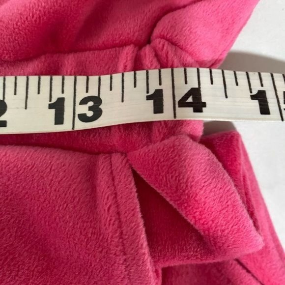 NWT Juicy Couture Pink Velour Long Sleeve Hooded Jumpsuit size small S - Picture 14 of 16